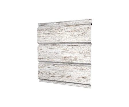 Металлический софит Grand Line Print Elite 0,45 с полной перфорацией Snow Wood