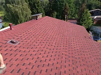 Скат крыши с мягкой черепицей Shinglas Кантри Огайо