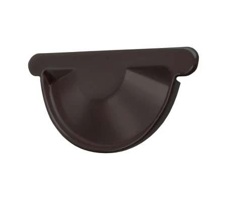 Заглушка желоба d-125 мм торцевая универсальная ГрандЛайн GL PE Matt Полиэстер Matt 0,55   фото