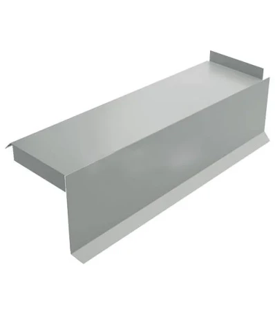 Планка сегментная торцевая правая Металл Профиль 350 мм 0,5 Norman цвет RAL 9006