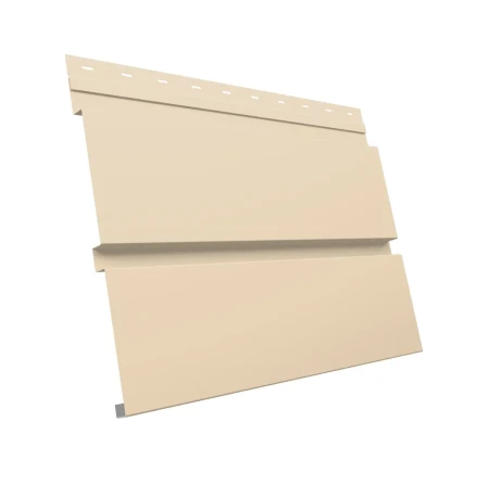 Металлический софит Grand Line Квадро Брус Satin 0,5 без перфорации Ral 1015