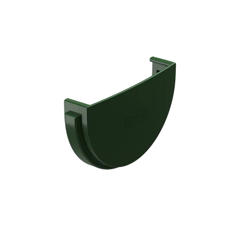 Заглушка желоба d-120 мм ПВХ Döcke Standard зеленая RAL 6005