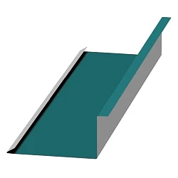 Планка примыкания нижняя Металл Профиль 250x122x2000 Полиэстер 0,45