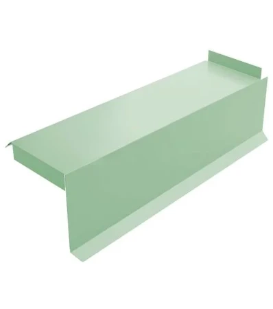 Планка сегментная торцевая правая Металл Профиль 400 мм 0,5 Norman цвет RAL 6019