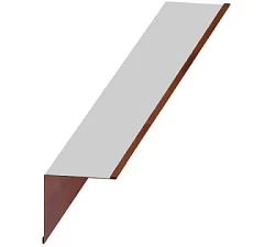 Планка угла внутреннего Металл Профиль 115x115x2000 Cloudy 0,5 Планка угла внутреннего Металл Профиль 115x115x2000 Cloudy 0,5