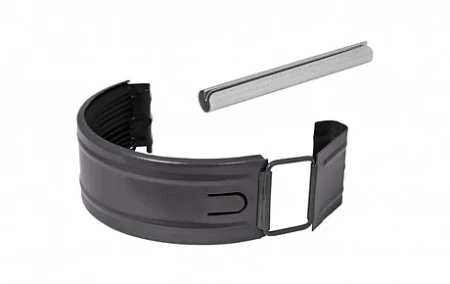 Соединитель желоба в комплекте d-150 мм Aquasystem Premium Pural Matt 0,6 RAL 7024