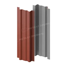 Штакетник Металл Профиль Прямоугольный Lane Puretan 0,5 прямой