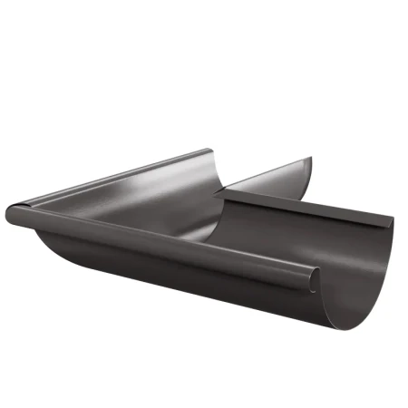 Угол желоба наружный d-125 мм 90 гр Металл Профиль FORAMINA PUR Purman двухсторонний 0,6 RR 32