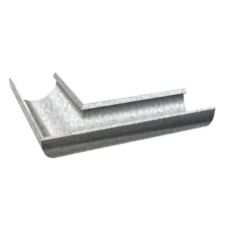 Угол желоба универсальный d-185 мм 90 гр. Металл Профиль Проект 0,5 Оцинкованный