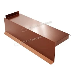 Планка сегментная торцевая левая Металл Профиль 350 мм Purman 0,5 Планка сегментная торцевая левая Металл Профиль 350 мм Purman 0,5