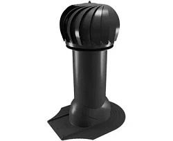 Роторная вентиляция Viotto Утепленная для мягкой кровли при монтаже