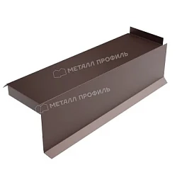 Планка сегментная торцевая правая Металл Профиль 350 мм Puretan 0,5