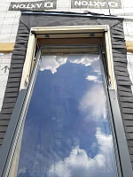 Мансардное окно Velux GZR 3061 78x140, вид снаружи с установленным окладом