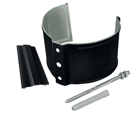 Кронштейн трубы на кирпич d-90 мм Grand Line Optima Matt Полиэстер Matt 0,55 RAL 9005