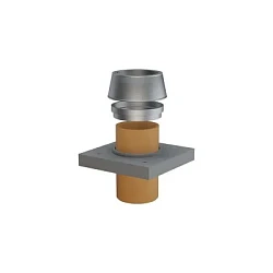 Верхние комплекты Schiedel Uni Верхний комплект  одноходовой без вентканала (под изоляцию 5 см)