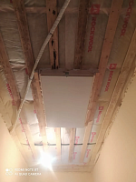 Люк чердачной лестницы в потолке с утеплителем Rockwool