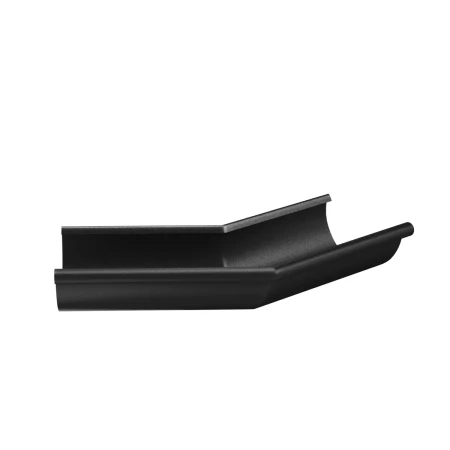 Угол желоба наружный d-125 мм 135° Aquasystem Premium PU Matt 0,6 RAL 9005