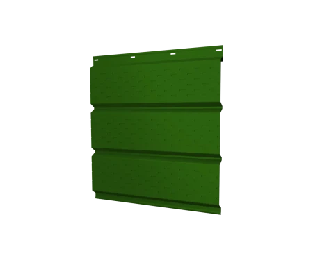 Металлический софит Grand Line Полиэстер 0,45 с полной перфорацией Ral 6002