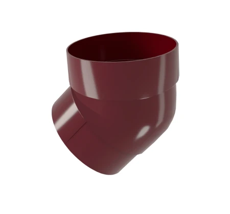 Колено трубы d-90 мм 45 гр ПВХ Grand Line бордо RAL 3005