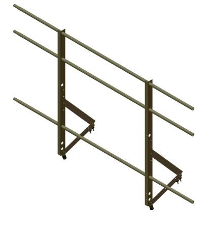 Optima универсальное h-1,2х2 м, Ral 8017 Optima универсальное h-1,2х2 м, Ral 8017