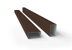 Труба для забора  Colority Black 40x20x2,0x3000