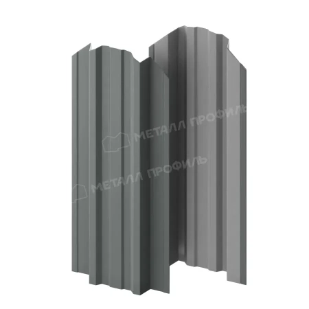 Прямоугольный Trapeze Полиэстер 0,45 RAL 7005 фигурный