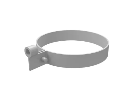 Хомут Lite трубы d-120 мм ПВХ Grand Line белый RAL 9003