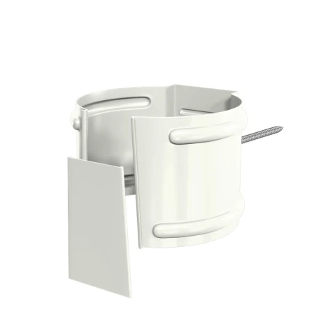 Кронштейн трубы на кирпич d-100 мм Металл Профиль FORAMINA PUR Purman двухсторонний 0,6 RAL 9010