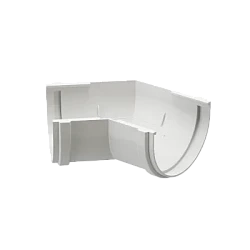 Угол желоба универсальный d-120 мм 135° ПВХ Döcke Premium