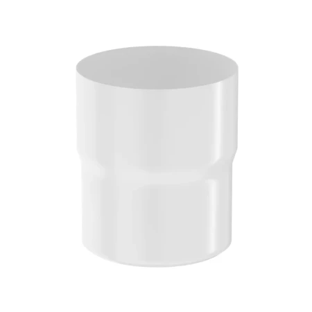 Соединитель трубы d-100 мм Aquasystem Premium Pural 0,6 RAL 9003