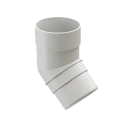 Колено трубы d-85 мм 45° ПВХ Döcke Premium Колено трубы d-85 мм 45° ПВХ Döcke Premium