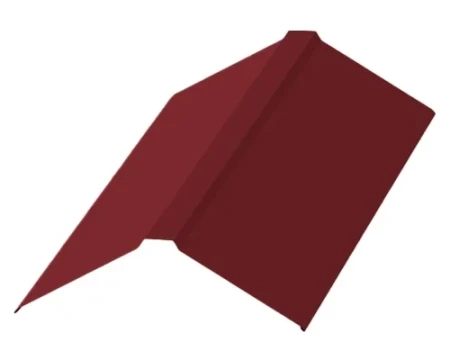 Планка конька плоского Металл Профиль 150x150x2000 0,5 Norman цвет RAL 3011 Планка конька плоского Металл Профиль 150x150x2000 0,5 Norman цвет RAL 3011