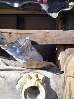 Монтаж вентиляции при установке окна Fakro PTP-U3 ПВХ 78x140, герметизация