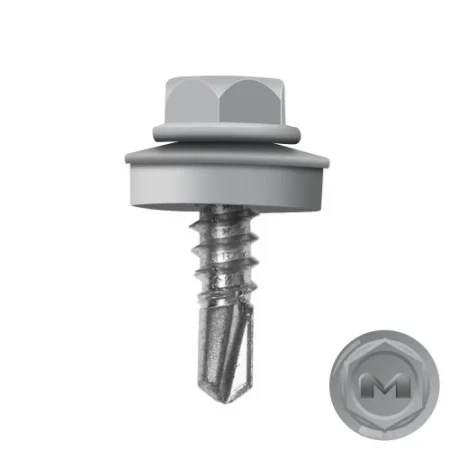 Саморез по металлу Daxmer 4,8х19 Ral 7004