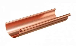 Желоб водосточный d-125 мм 3 м Aquasystem Элит 0,6