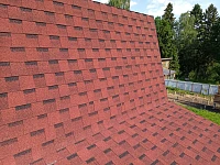 Двухслойная черепица Shinglas Кантри Огайо на сложной кровле