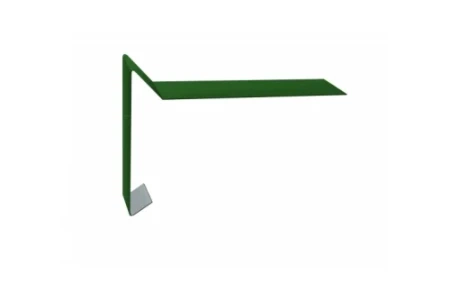 Планка ветровая для мягкой кровли Grand Line 100x20x70 0,4 Полиэстер цвет RAL 6005