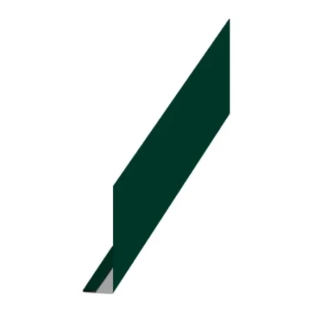 Планка карнизного свеса Металл Профиль 250x50x2000 0,45 Полиэстер цвет RAL 6005 Планка карнизного свеса Металл Профиль 250x50x2000 0,45 Полиэстер цвет RAL 6005