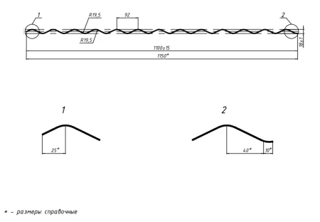 МП-18 (гофра) Полиэстер 0,7 Ral 5005
