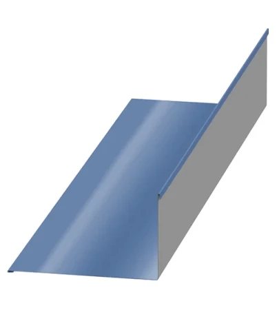 Планка примыкания верхняя Металл Профиль 250x147x2000 0,50 PURMAN цвет Galmei Сиреневый металлик