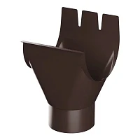 Воронка желоба выпускная d-150x100 мм Металл Профиль FORAMINA PUR Purman двухсторонний 0,6 RAL 8017