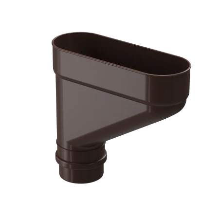 Коллектор для водостока ПВХ Döcke Lux шоколад RAL 8019