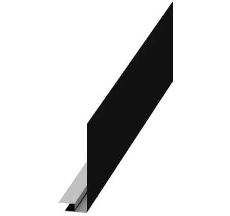 Планка карнизного свеса сложная Металл Профиль 250x50x2000 0,50 PURMAN цвет RAL 9005