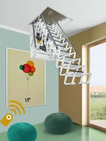 Чердачная люк-лестница Fantozzi Scale Motor Premium   фото