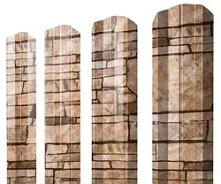 Штакетник Grand Line М-образный Print Elite 0,45 фигурный