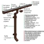 Комплект металлического водостока Металл Профиль Бюджет 120x86 мм 6 м/3 м Полиэстер RAL 8017   фото