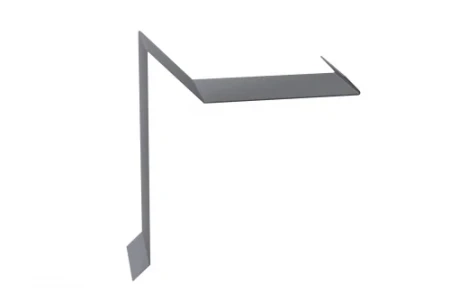 Планка ветровая для мягкой кровли двойная завальцовка Grand Line 60x30x90 0,45 Полиэстер цвет RAL 7004