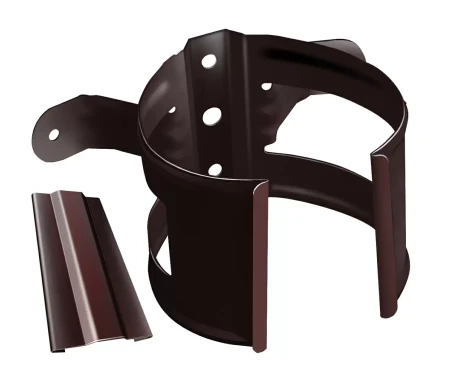 Кронштейн трубы на дерево d-90 мм Grand Line Полиуретан 0,6 Granite RAL 8017