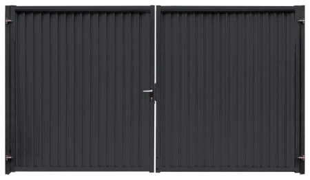 Ворота Grand Line Эстет 2,0х3,6 м RAL 7024