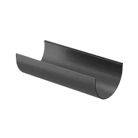 Желоб полукруглый ПВХ d-120 мм 3 м Döcke Standard серый RAL 7024